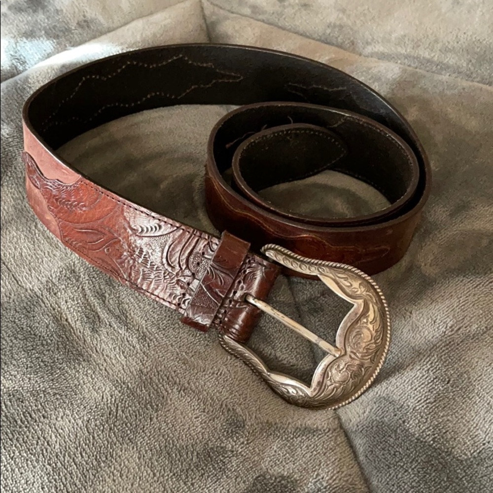 Vintage leather belt